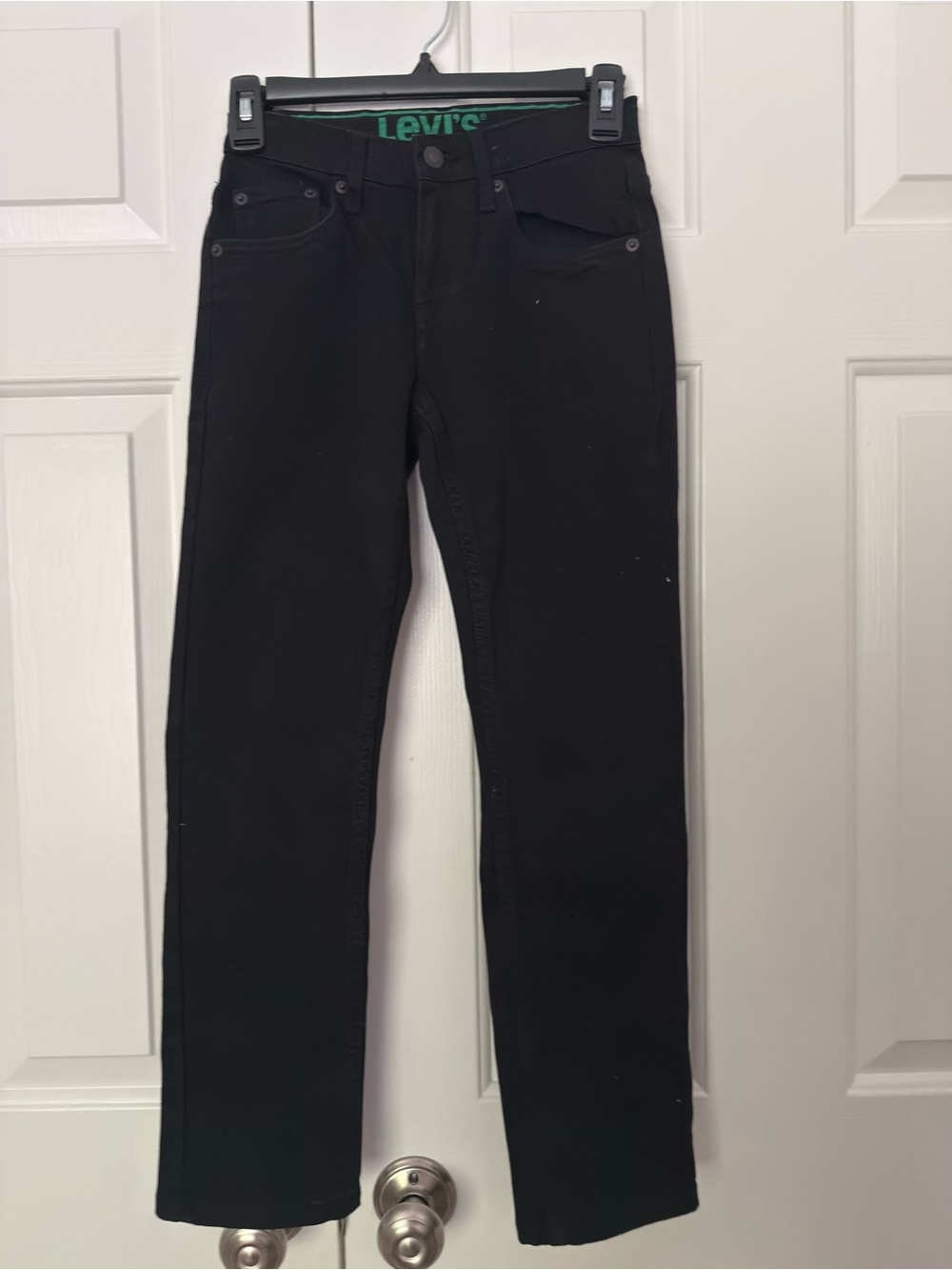 Levi's Boy’s Black Straight-Leg Jeans